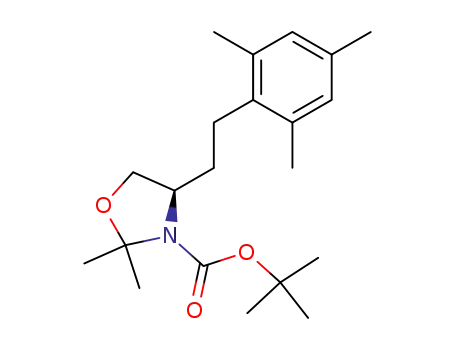 (R)-3-(tert-butoxycarbonyl)-4-[2-(2,4,6-trimethylphenyl)ethyl]-2,2-dimethyloxazolidine