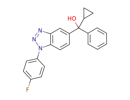 cyclopropyl-[1-(4-fluorophenyl)-1H-benzotriazol-5-yl]phenylmethanol