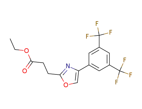 ethyl 4-(3,5-ditrifluoromethylphenyl)-2-oxazolepropionate