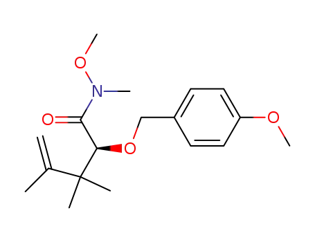 4-Pentenamide,
N-methoxy-2-[(4-methoxyphenyl)methoxy]-N,3,3,4-tetramethyl-, (S)-