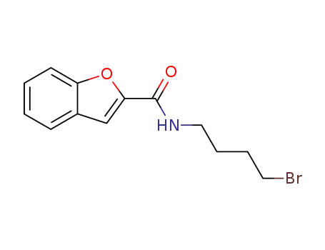 Molecular Structure of 600709-85-1 (2-Benzofurancarboxamide, N-(4-bromobutyl)-)