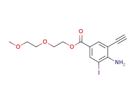 2-(2-methoxyethoxy)ethyl 4-amino-3-ethynyl-5-iodobenzoate