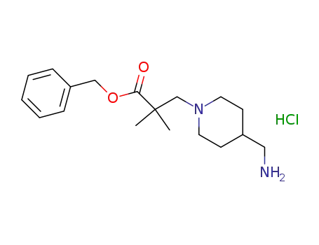 1-(2-benzyloxycarbonyl-2-methylpropyl)-4-aminomethylpiperidine hydrochloride