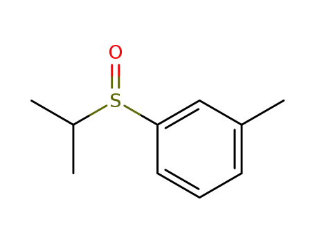 Molecular Structure of 84321-31-3 (Benzene, 1-methyl-3-[(1-methylethyl)sulfinyl]-)