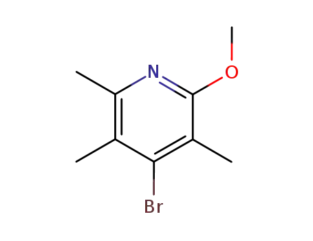 Molecular Structure of 640721-53-5 (4-bromo-2-methoxy-3,5,6-trimethylpyridine)