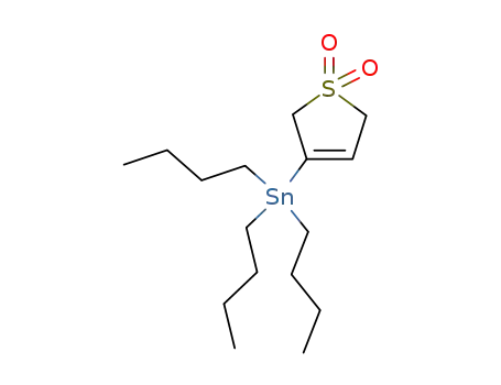 Molecular Structure of 157141-28-1 (Stannane, tributyl(2,5-dihydro-1,1-dioxido-3-thienyl)-)