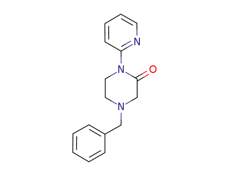 4-phenylmethyl-1-(2-pyridinyl)piperazin-2-one