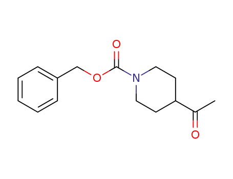 Molecular Structure of 160809-34-7 (benzyl 4-acetylpiperidine-1-carboxylate)