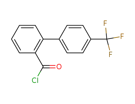 Molecular Structure of 180340-74-3 (4'-trifluoromethylbiphenyl-2-carbonyl chloride)