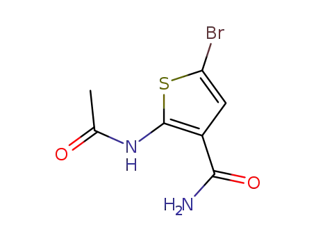 3-Thiophenecarboxamide, 2-(acetylamino)-5-bromo-