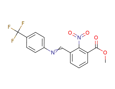 methyl 2-nitro-3-[(4-trifluoromethylphenylimino)methyl]benzoate