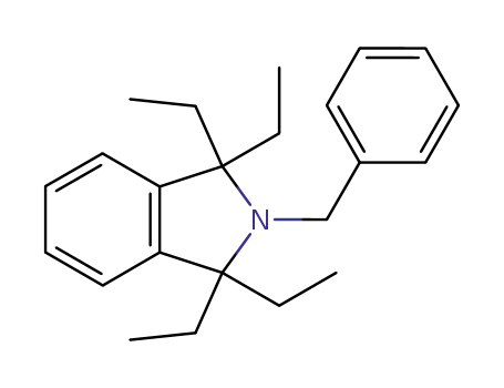 1H-Isoindole, 2,3-dihydro-1,1,3,3-tetraethyl-2-(phenylmethyl)-