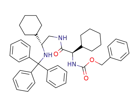 {(R)-Cyclohexyl-[(R)-2-cyclohexyl-2-(trityl-amino)-ethylcarbamoyl]-methyl}-carbamic acid benzyl ester
