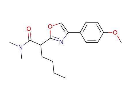2-[4-(4-Methoxy-phenyl)-oxazol-2-yl]-hexanoic Acid N,N-dimethylamide