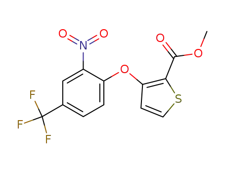 Methyl 3-[2-nitro-4-(trifluoromethyl)phenoxy]thiophene-2-carboxylate