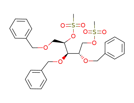 1,4-di-O-methanesulfonyl-2,3,5-tri-O-benzyl-D-xylitol