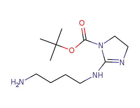 1H-Imidazole-1-carboxylic acid, 2-[(4-aminobutyl)amino]-4,5-dihydro-,
1,1-dimethylethyl ester