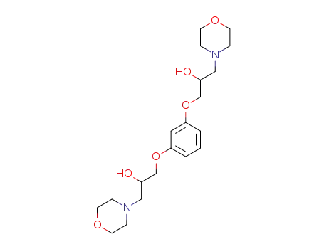 Molecular Structure of 40376-75-8 (3,3'-(1,3-phenylenebis(oxy))bis(1-morpholinopropan-2-ol))