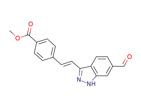 (E)-methyl 4-(2-(6-formyl-1H-indazol-3-yl)vinyl)benzoate