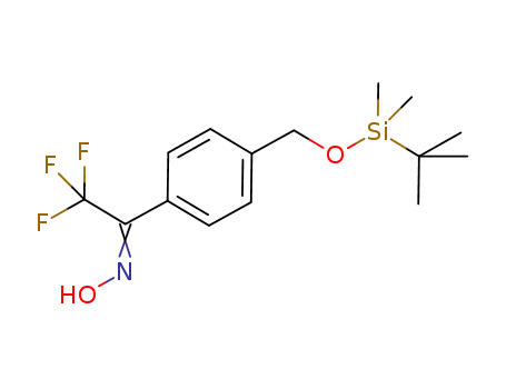 4-(2,2,2-Trifluoroethyl-1-oxime)benzyl Alcohol tert-Butyl(dimethyl)silyl Ether