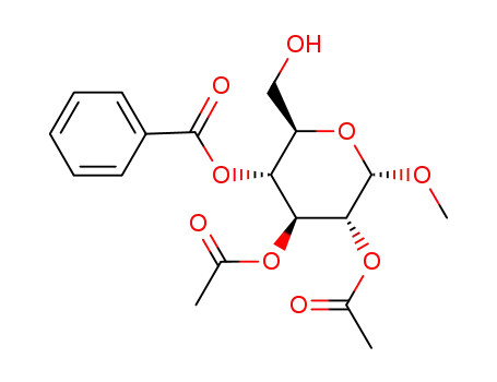 methyl 2,3-di-O-acetyl-4-O-benzoyl-α-D-glucopyranoside