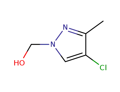 Molecular Structure of 202842-95-3 (1H-Pyrazole-1-methanol, 4-chloro-3-methyl-)