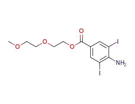 2-(2-methoxyethoxy)ethyl 4-amino-3,5-diiodobenzoate