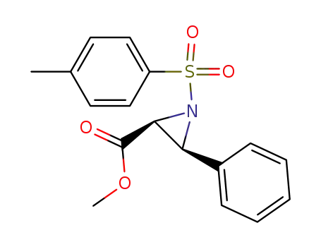 cis-(2S,3S)-(+)-N-(p-toluenesulfonyl)-2-carbomethoxy-3-phenylaziridine