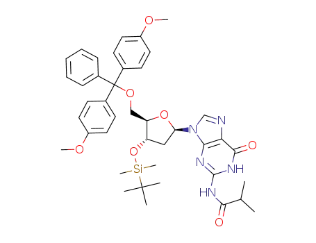 5’-O-(4,4’dimethoxytrityl)-N2-(isobutyryl)-3’-O-tert-butyldimethylsilyl-2'-deoxyguanosine