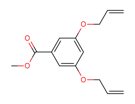 Molecular Structure of 135710-38-2 (METHYL 3,5-BIS(ALLYLOXY)BENZENECARBOXYLATE)