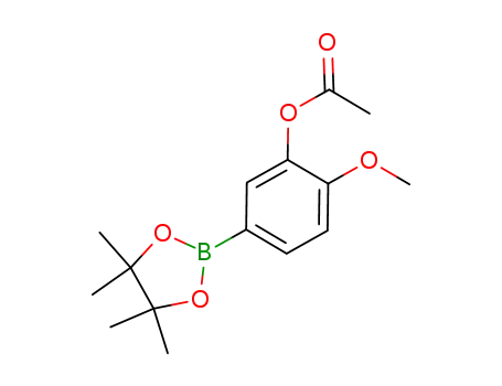 3-아세톡시-4-메톡시페닐보론산, 피나콜 에스테르
