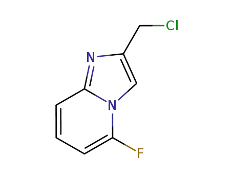 Molecular Structure of 878198-71-1 (2-(CHLOROMETHYL)-5-FLUOROIMIDAZO[1,2-A]PYRIDINE)