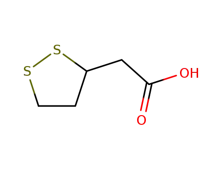 2-(1,2-Dithiolan-3-YL)acetic acid