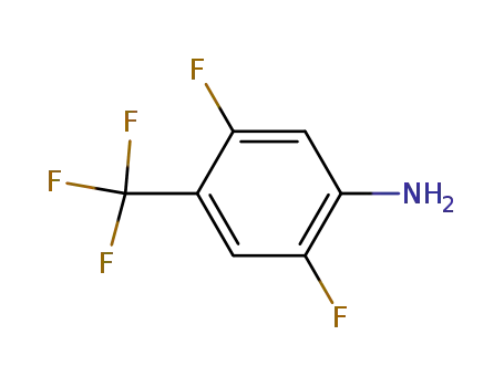 Molecular Structure of 114973-22-7 (4-AMINO-2,5-DIFLUOROBENZOTRIFLUORIDE)