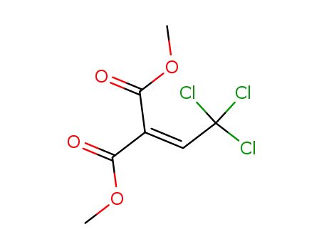 Molecular Structure of 27971-91-1 (dimethyl (2,2,2-trichloroethylidene)propanedioate)
