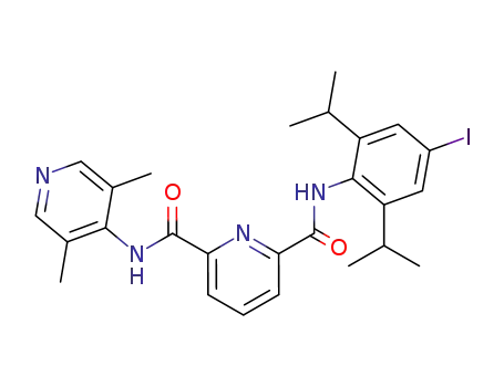 2,6-Pyridinedicarboxamide,
N-(3,5-dimethyl-4-pyridinyl)-N'-[4-iodo-2,6-bis(1-methylethyl)phenyl]-