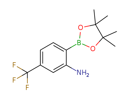 2-(4,4,5,5-Tetramethyl-1,3,2-dioxaborolan-2-yl)-5-(trifluoromethyl)aniline