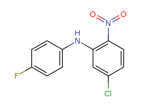 Benzenamine, 5-chloro-N-(4-fluorophenyl)-2-nitro- CAS No  1477-86-7