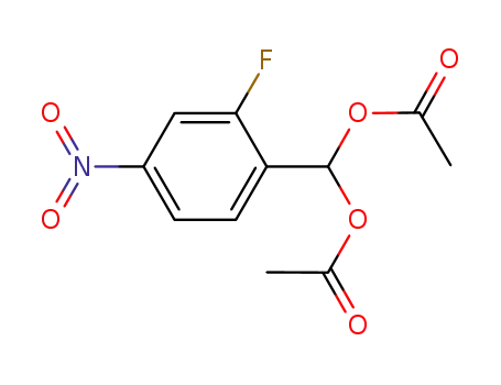 Methanediol, (2-fluoro-4-nitrophenyl)-, diacetate (ester)