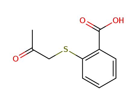 Molecular Structure of 336186-19-7 (2-[(2-OXOPROPYL)THIO]BENZOIC ACID)