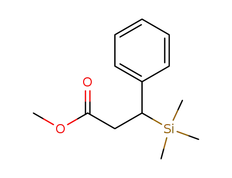 Benzenepropanoic acid, b-(trimethylsilyl)-, methyl ester