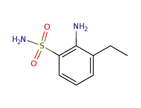 Molecular Structure of 194020-05-8 (Benzenesulfonamide, 2-amino-3-ethyl- (9CI))