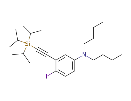 Benzenamine, N,N-dibutyl-4-iodo-3-[[tris(1-methylethyl)silyl]ethynyl]-