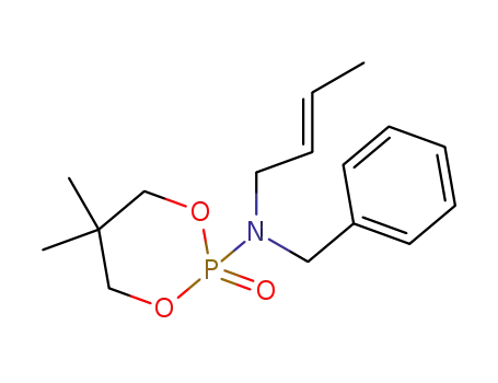 benzyl-but-2-enyl-(5,5-dimethyl-2-oxo-2λ<sup>5</sup>-[1,3,2]dioxaphosphinan-2-yl)-amine