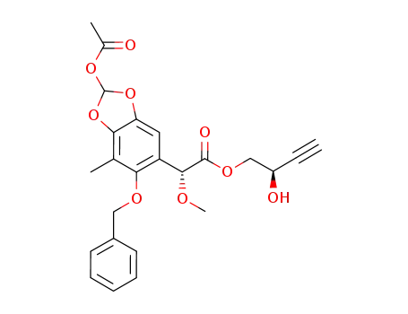 C<sub>24</sub>H<sub>24</sub>O<sub>9</sub>