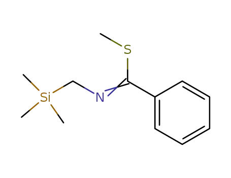N-<1-(methylthio)benzylidene>-1-(trimethylsilyl)methylamine