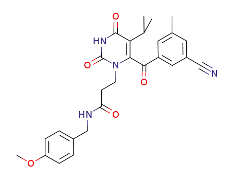 C<sub>27</sub>H<sub>28</sub>N<sub>4</sub>O<sub>5</sub>