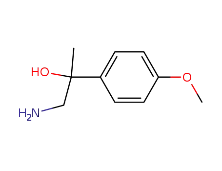 Molecular Structure of 305448-36-6 (1-amino-2-(4-methoxyphenyl)propan-2-ol)