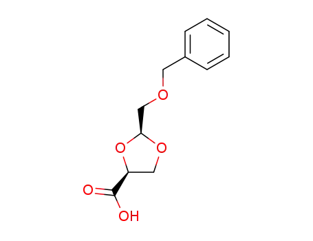 (2S,4S)-2-((benzyloxy)methyl)-1,3-dioxolane-4-carboxylic acid