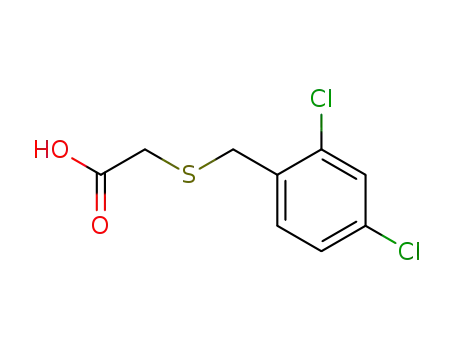Molecular Structure of 65051-31-2 ([(2,4-dichlorobenzyl)sulfanyl]acetic acid)